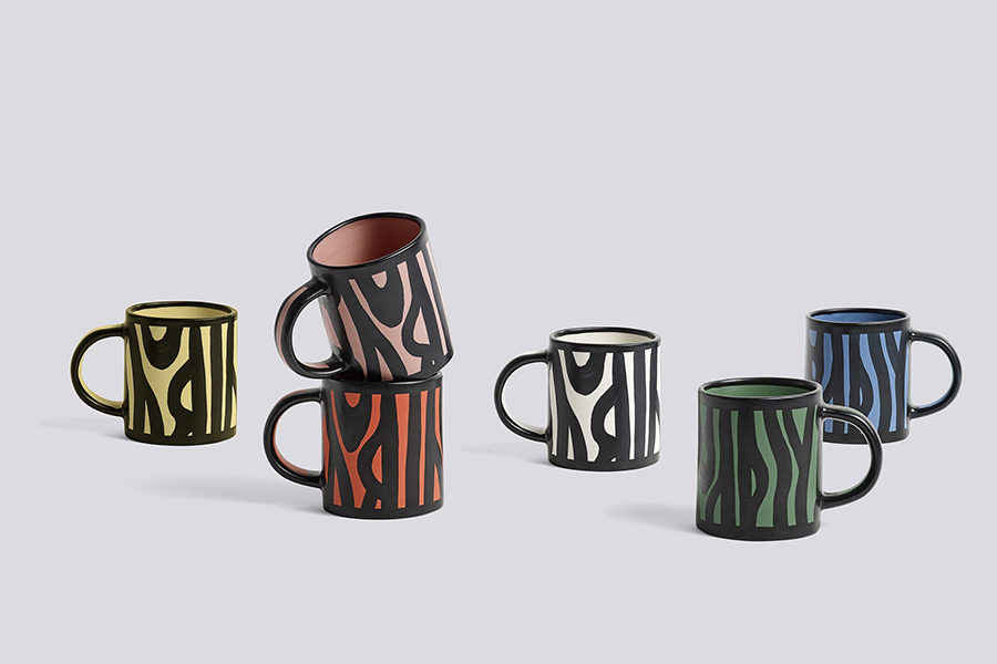 Кружка Wood Mug темно-зеленая Hay 506592 - Вид №4