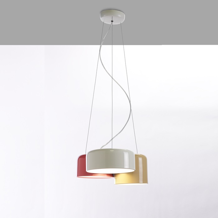 023758 Подвес 40 см Белый/Бежевый/Марсала Ole! Funky Santreyd