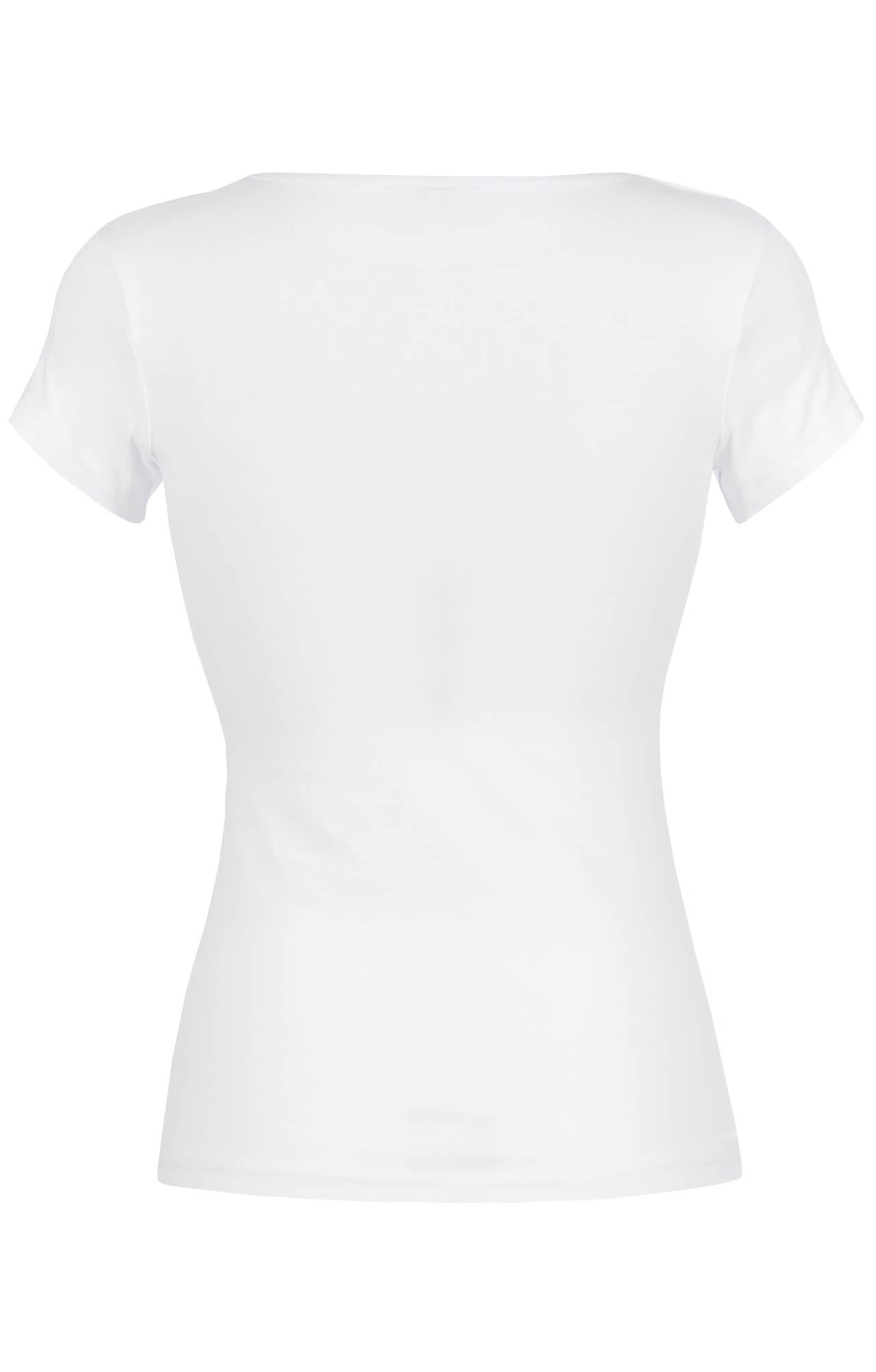 62142 Футболка женская белая LUXE  Одежда для официантов  размер XXXL  - Вид №3