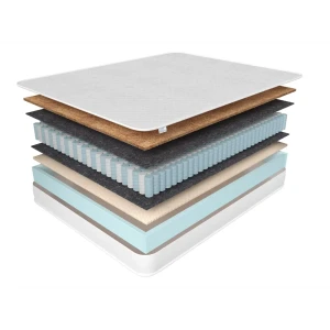 90672035 Матрас Corretto Roll Night Trend 60x120x16 см, независимый пружинный блок, детский, кокосовый STLM-1461172