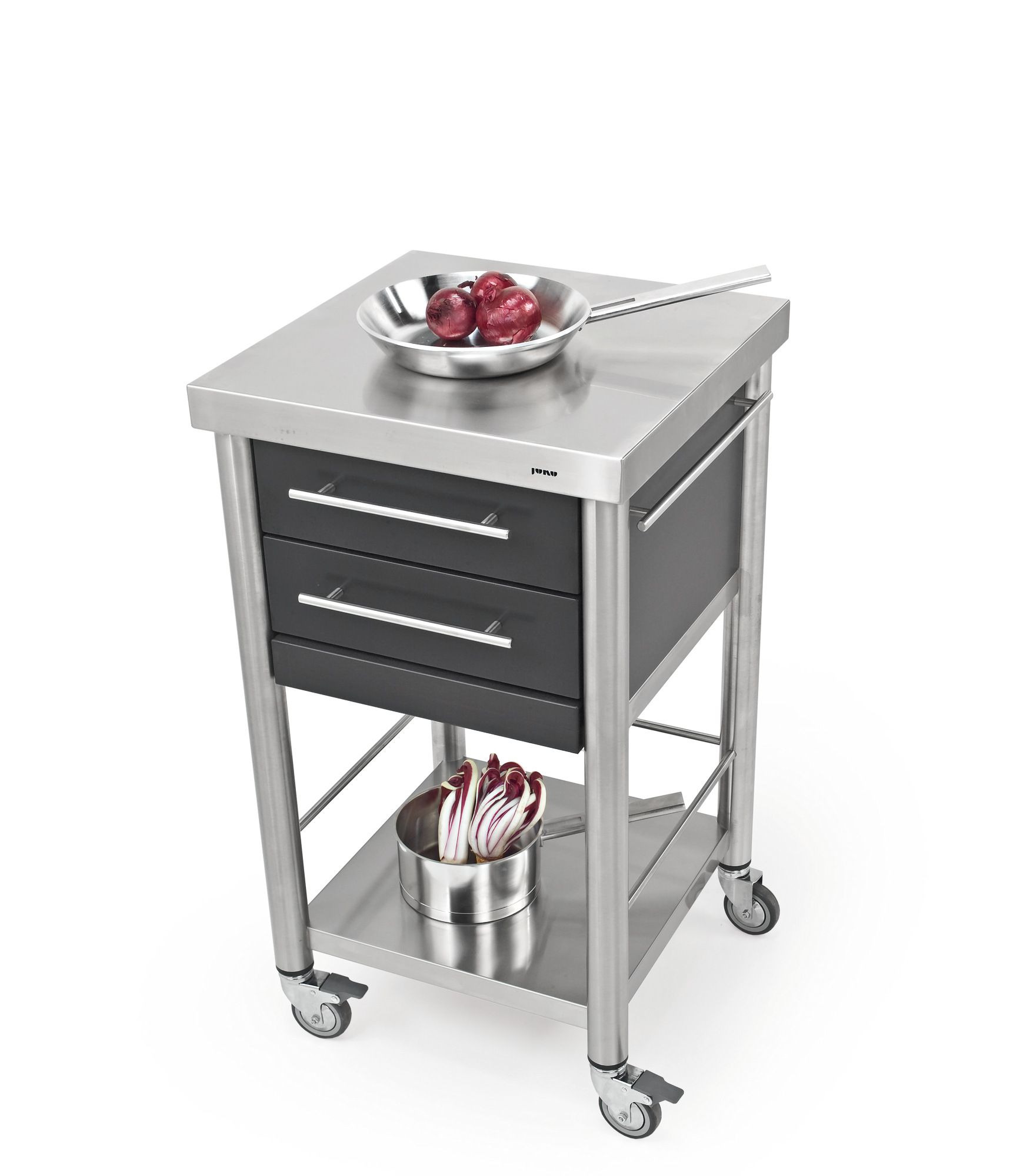 Отдельно стоящий кухонный модуль из нержавеющей стали с ручками JOKODOMUS Auxilium ARCH-00150883 - Вид №1