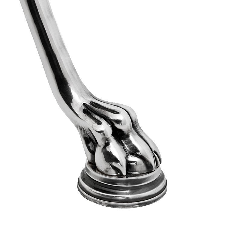 Кофейный столик круглый с фигурными ножками серебряный Belfort от Eichholtz EICHHOLTZ  242375 Хром  - Вид №3