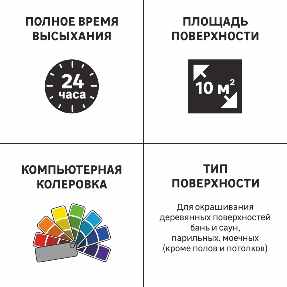 LUXENS Акриловый лак для бань и саун бесцветный полуматовый 1 л 82539618 STLM-0029298 - Вид №4