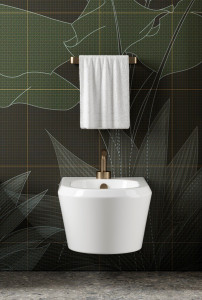 Керамическое подвесное биде