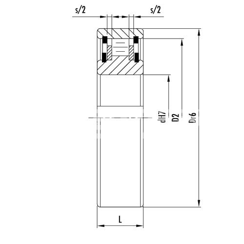 IS860 Обгонная муфта US8 (AS8) ISKRA  - Вид №3