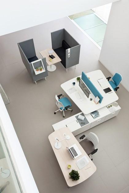 ACTIU Письменный стол со встроенной полкой Twist sun-id-1513710 - Вид №4