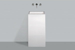 4804000401 Умывальник, wt.rx450qs, белая, противомикробное Alape серия Q