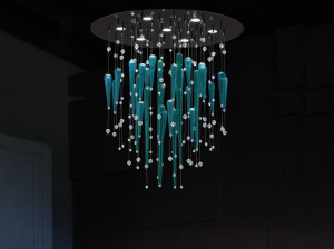 Кристалл светодиодный подвесной светильник