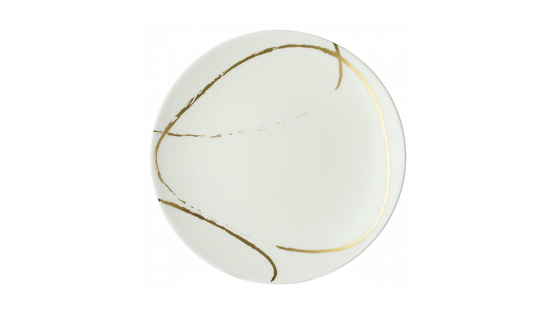 10676157 Royal Crown Derby Набор тарелок закусочных Royal Crown Derby Эскиз. Белый 22см, фарфор, 6шт Фарфор, Керамика  - Вид №1