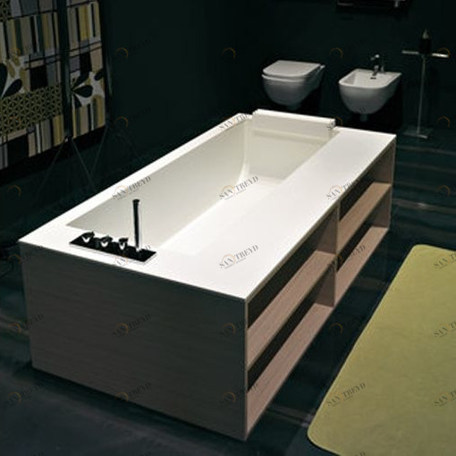 Ванна отдельно стоящая BIBLIO65B Antonio Lupi BIBLIO L=190 см Antoniolupi