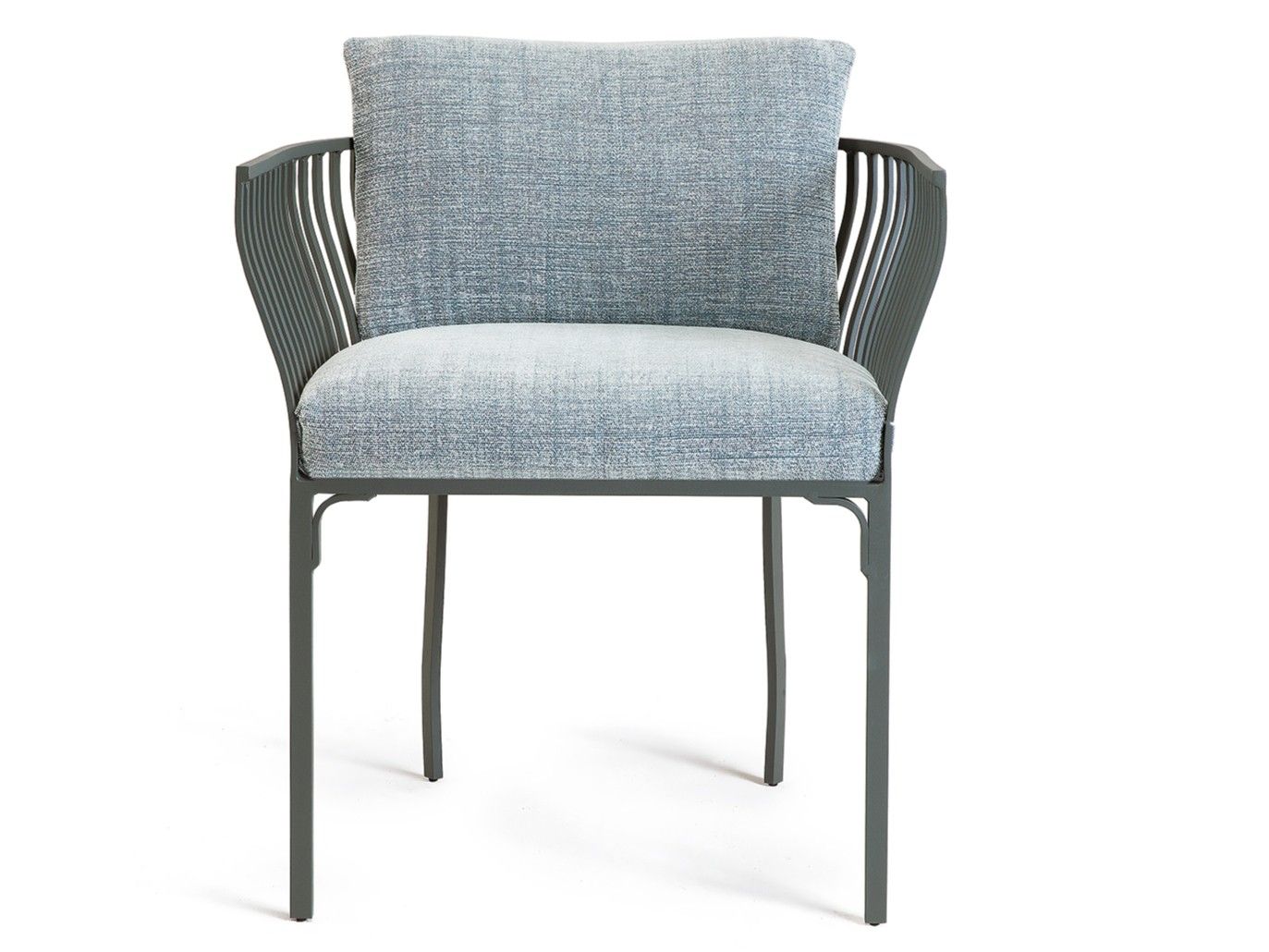 Алюминиевый садовый стул со встроенной подушкой Ethimo Venexia ARCH-00109511