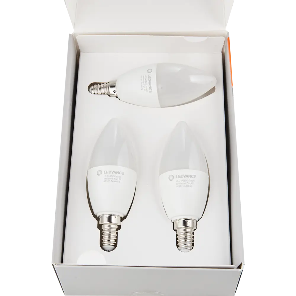 Набор умных ламп светодиодных Wi-Fi Osram Smart Plus E14 220-240 В 5 Вт свеча матовая 470 лм изменение оттенков белого 3 шт LEDVANCE STLM-2099813 - Вид №4