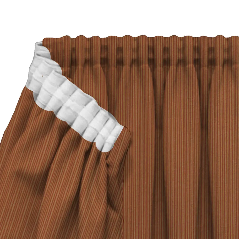 WITERRA Штора на ленте в стиле кантри терракотового цвета 200×280 см 89399728 STLM-1576049 - Вид №4