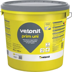 WEBER VETONIT Тонирующая грунтовка Prim Uni 25 кг - экологичное решение 82036363