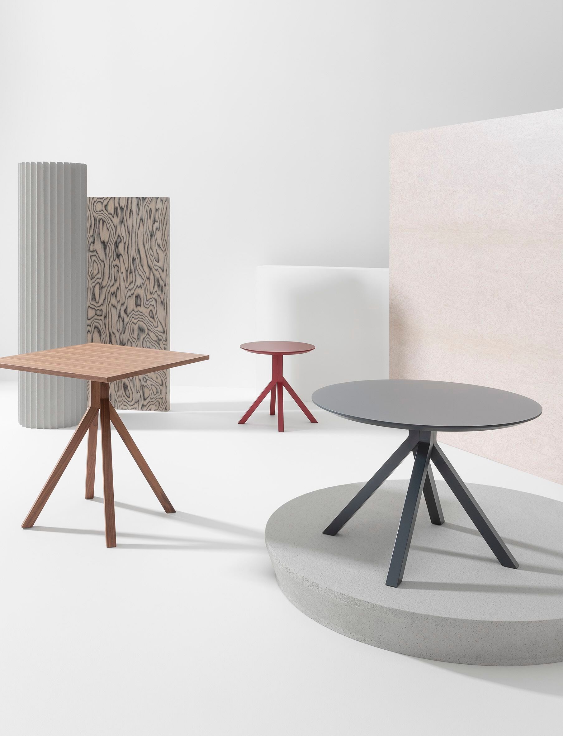 Квадратный журнальный столик с каркасом из ореха или бука Billiani Grapevine ARCH-00132877 - Вид №2