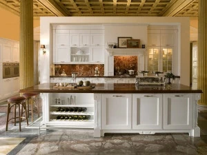 Aster Cucine Кухня с островом Opera
