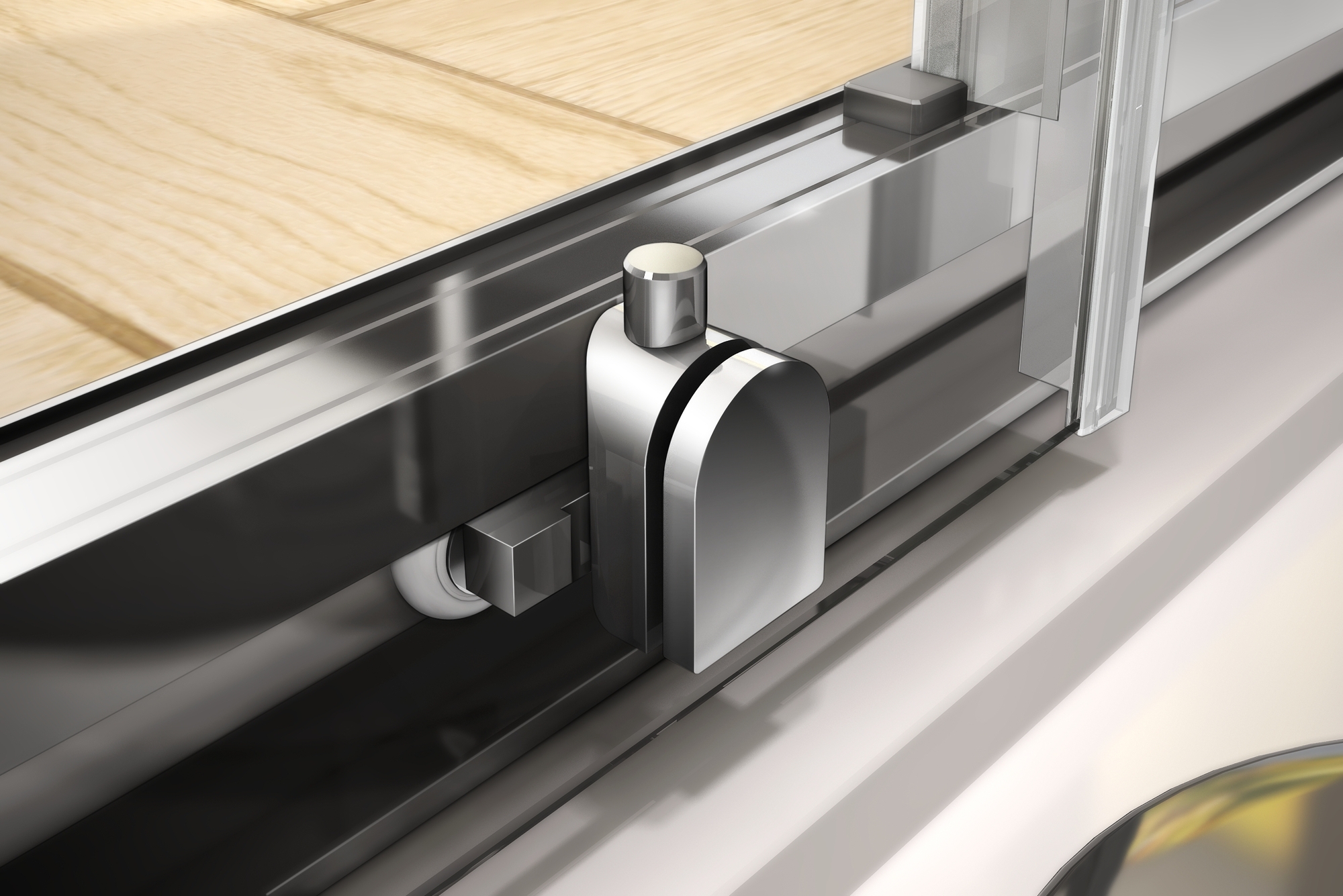 Душевой уголок CEZARES PRATICO-A-2-100-P-Cr - Вид №5