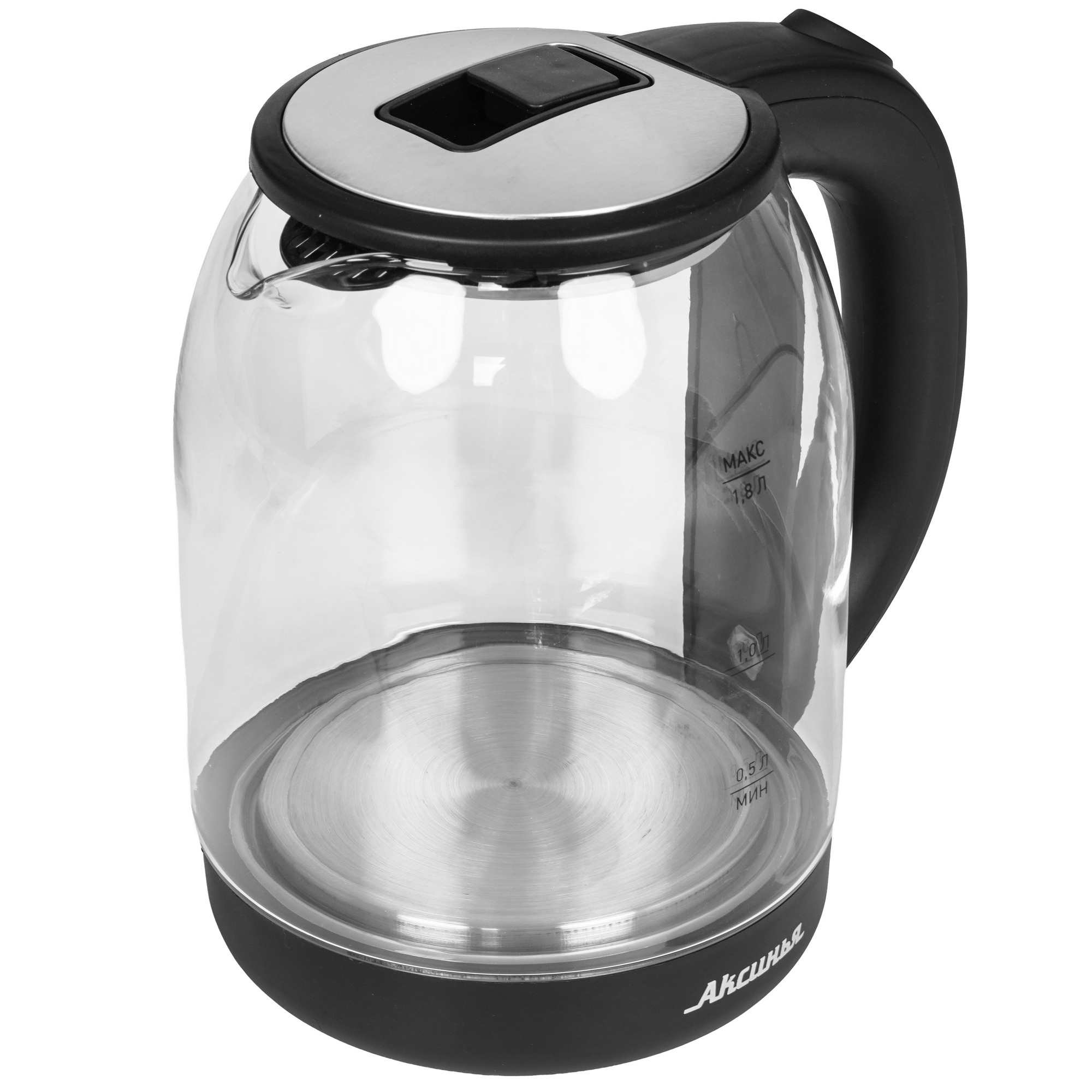 9050538 Электрочайник Аксинья КС-1017 черный STDN-0104625 - Вид №2