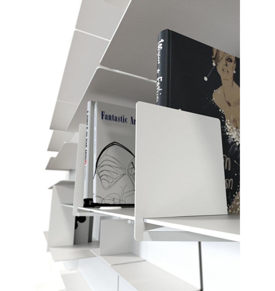 FROST Подставка для книг 4033 f / 15cm полки » белый Алюминий Белый U4033-W  - Вид №3