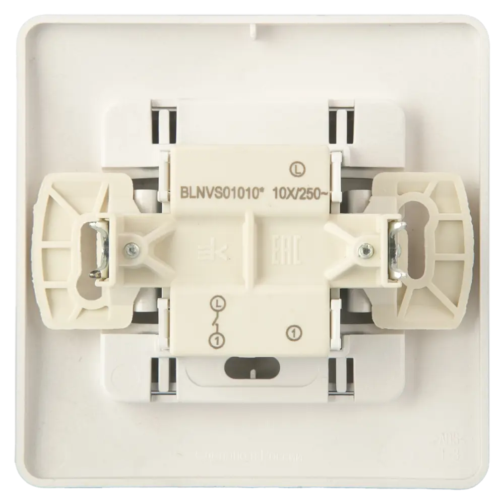 Выключатель встраиваемый Systeme Electric Blanca Сх1 1 клавиша цвет алюминий STLM-2002913 - Вид №2