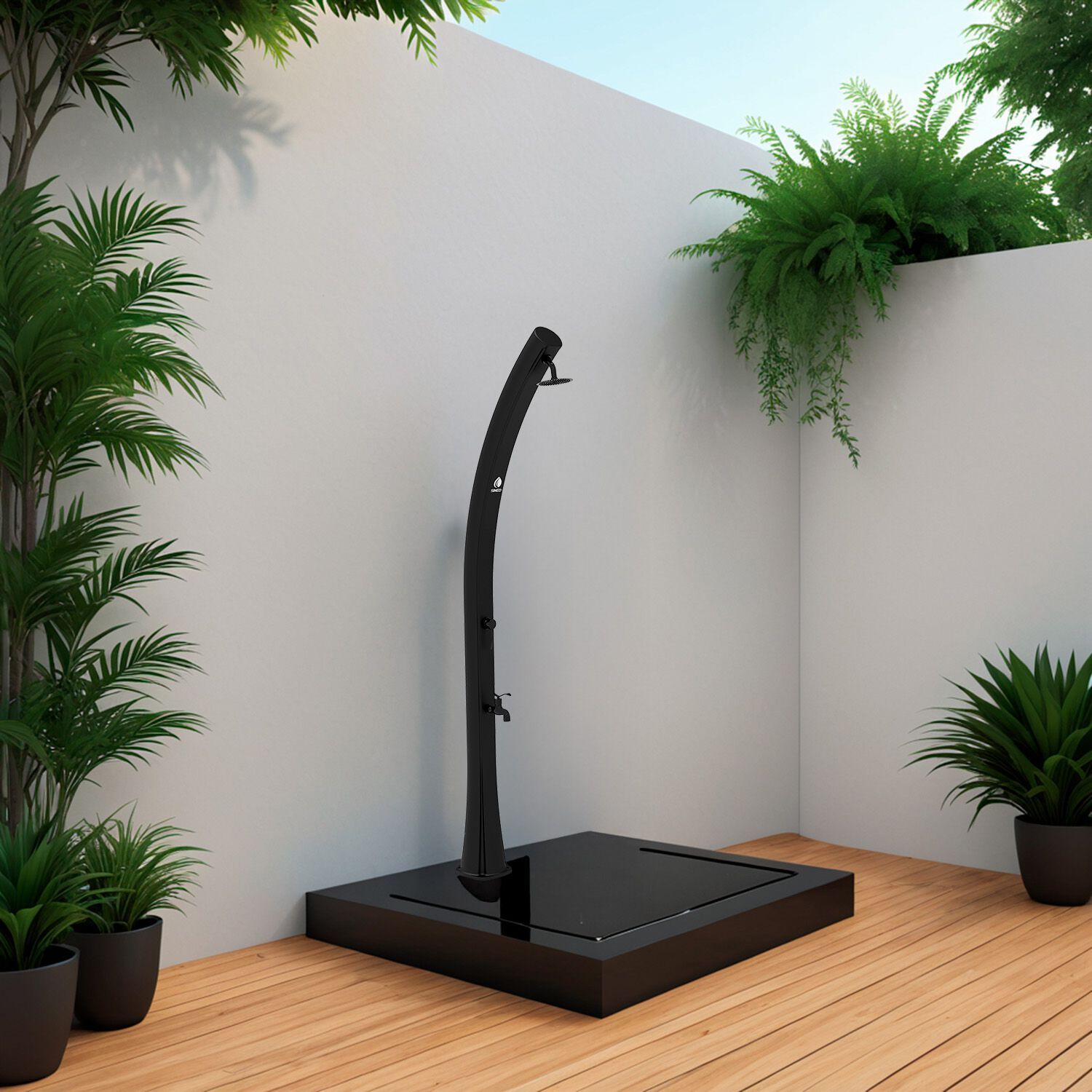 Поли солнечный открытый душ с душем SINED SOLE ARCH-00011606 - Вид №25