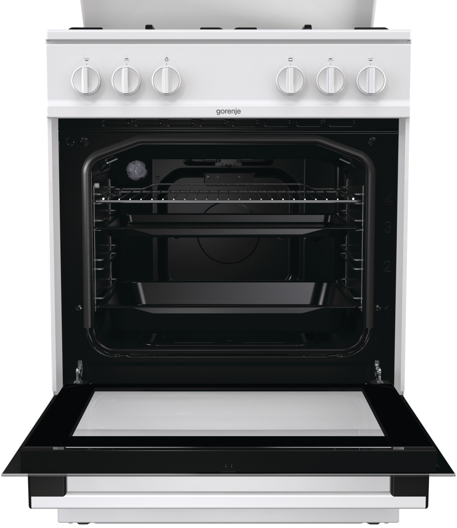 G6111WH Газовая плита / 85x60x60, газовая, 74 л, электроподжиг, белый Gorenje Santreyd  - Вид №6