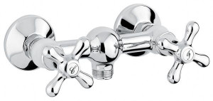 12002BC Смеситель Deco Classic для душа, белый-хром