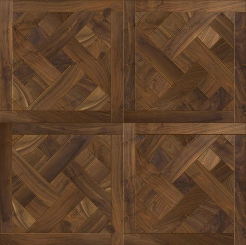 Модульный паркет Da Vinci Инженерный модульный паркет из ореха Даймонд Орех Европейский (Грецкий) Натур (Гладкая) 620х620 мм 2600600115