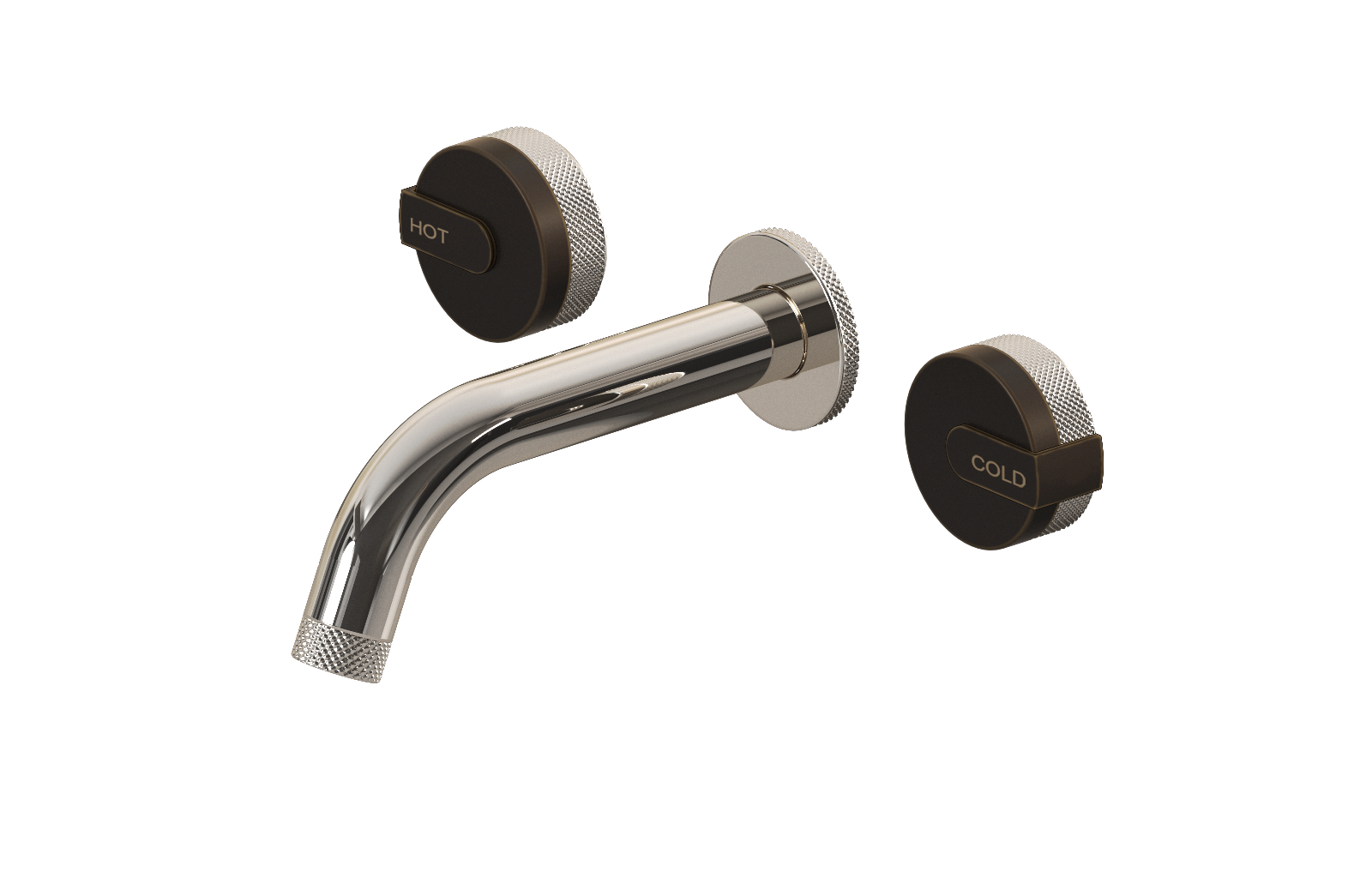 E-11530-R1OB-L1OB-PN Смеситель для умывальника из 19,1см носикем (внешняя часть) GRAFF MOD+