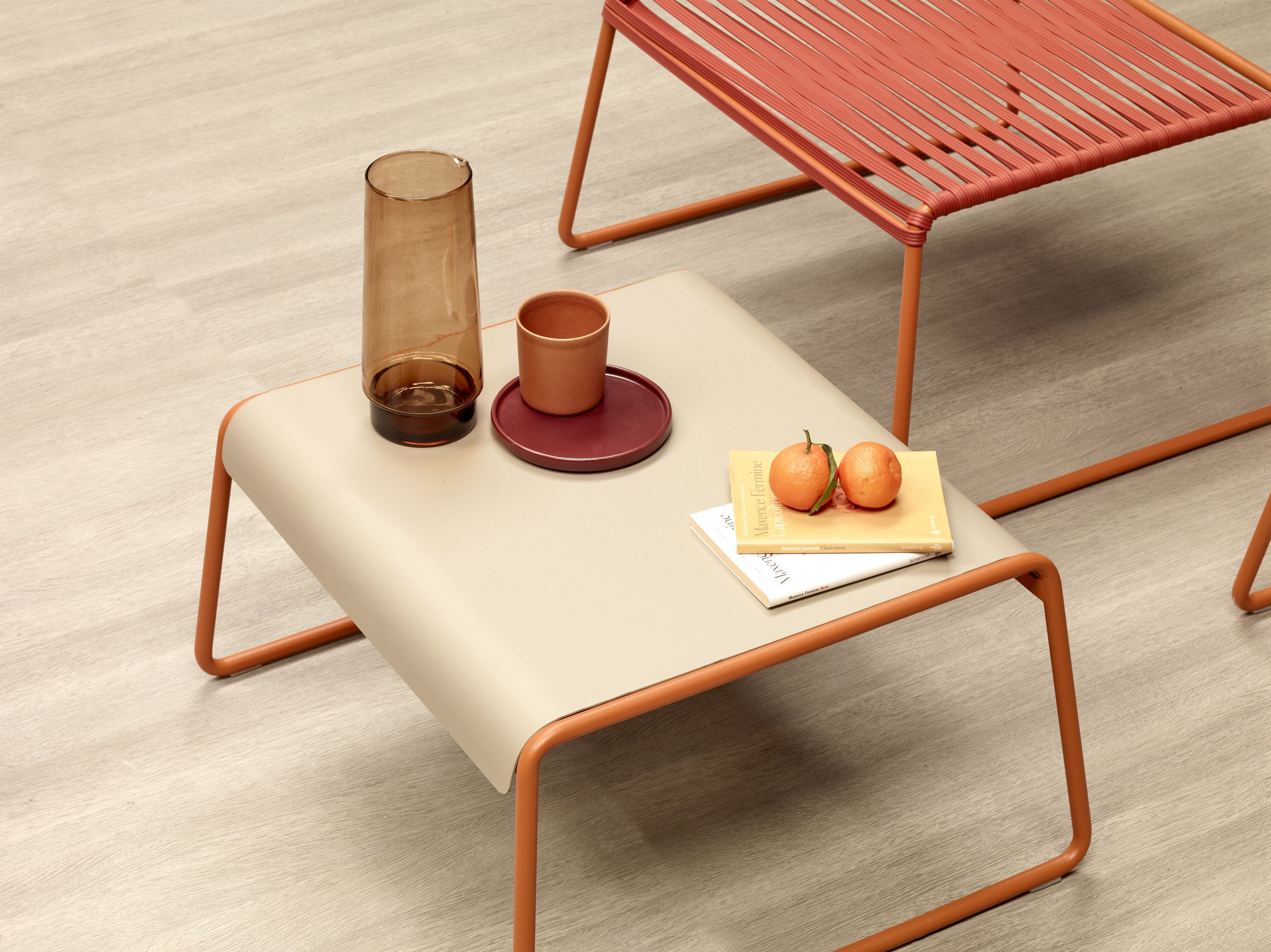 Прямоугольный стальной журнальный столик с подносом S-CAB Лиза ARCH-00001044 - Вид №4