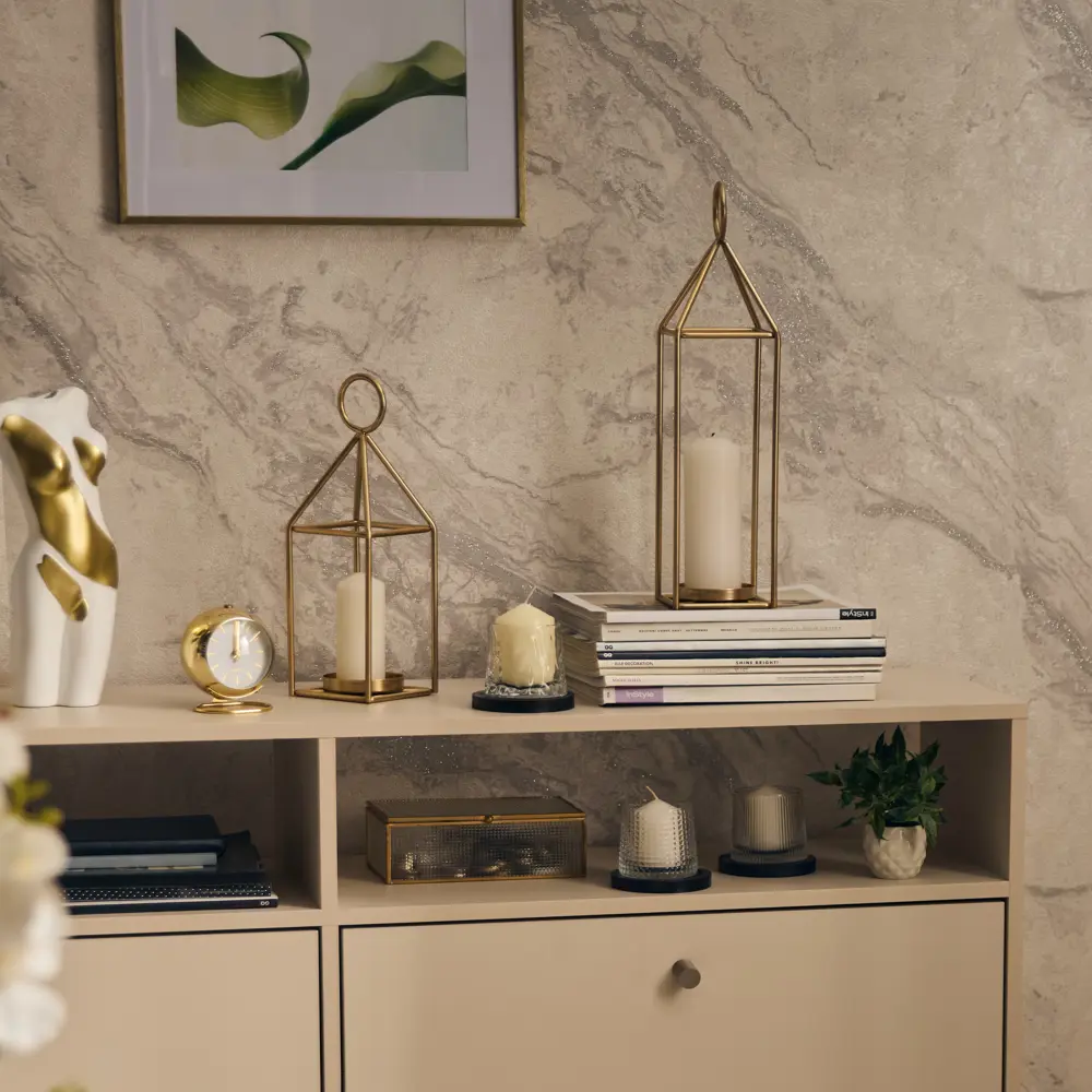 Подсвечник металл 31.5 см цвет золотой Santreyd STLM-2030264 - Вид №6