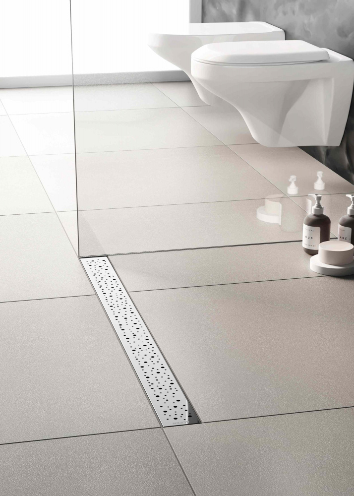 Водоотводящий желоб ALPEN Drops ALP-750DN1 с рамкой  - Вид №3