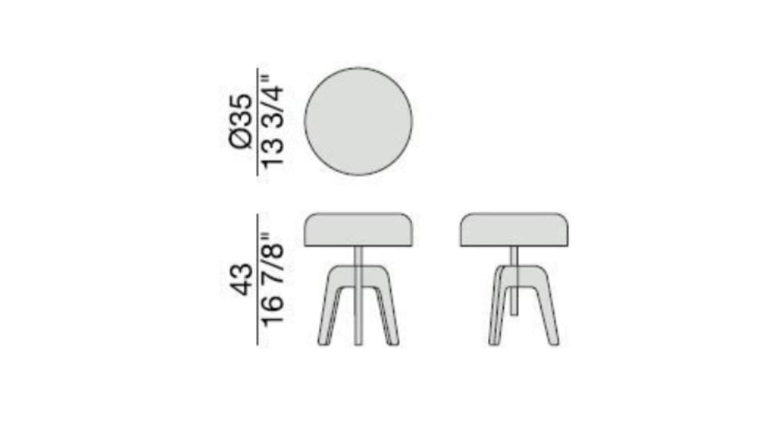 Металлическая настольная лампа Porada Soul ARCH-00055943 - Вид №1