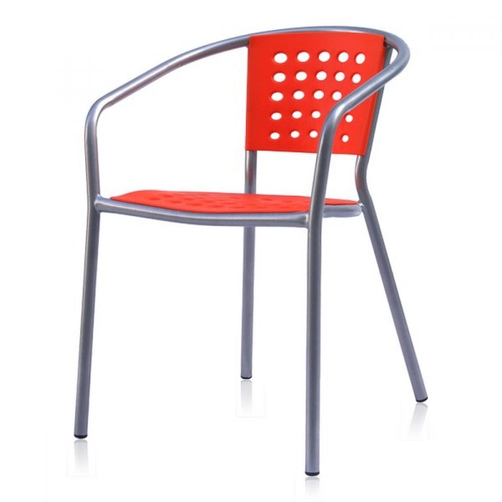 Пластиковое кресло красное AFINA  240967 Красный  - Вид №1