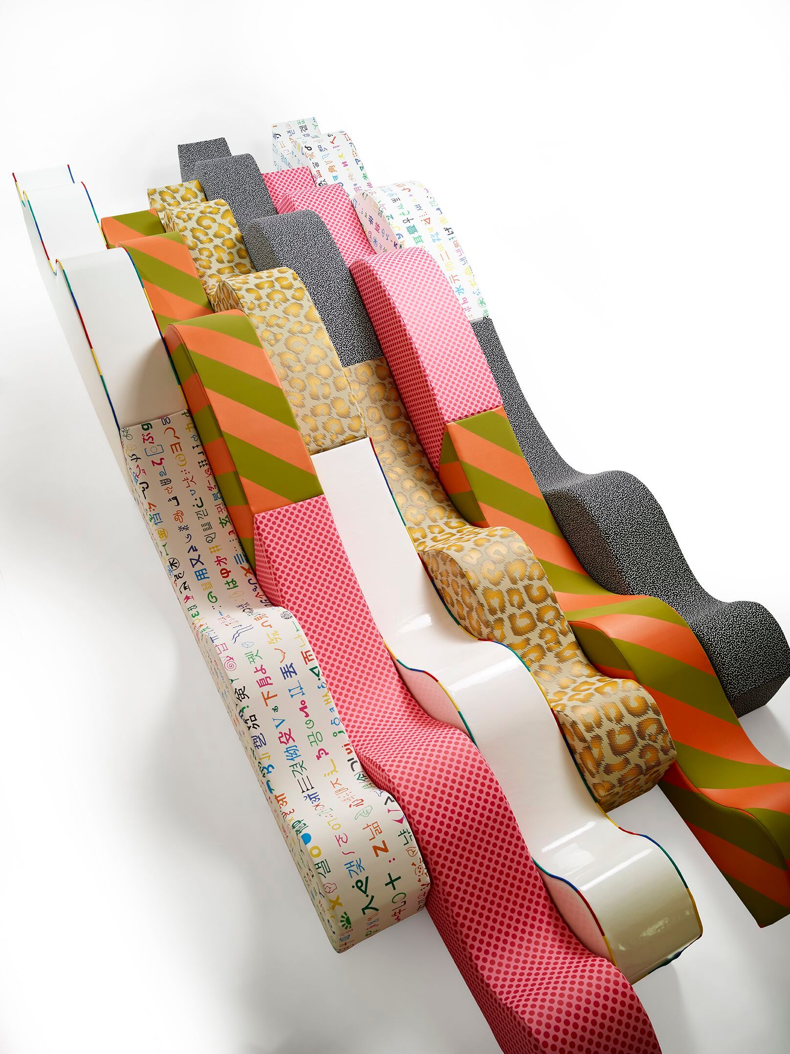 Диван с покрытием из ПВХ Poltronova Superonda ARCH-00048528