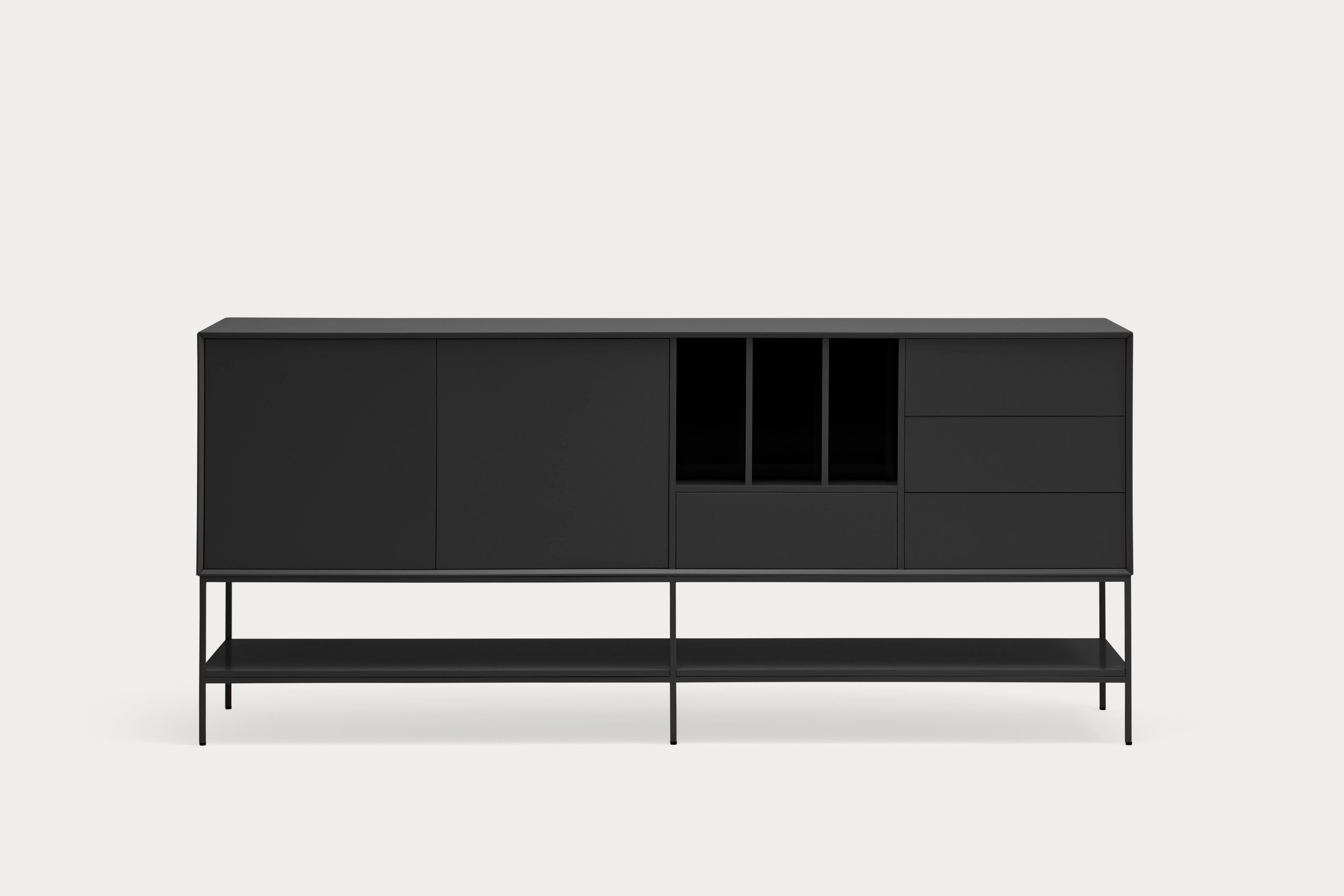 Шкаф из МДФ с распашными дверцами и ящиками TEULAT Platt ARCH-00010353 - Вид №10