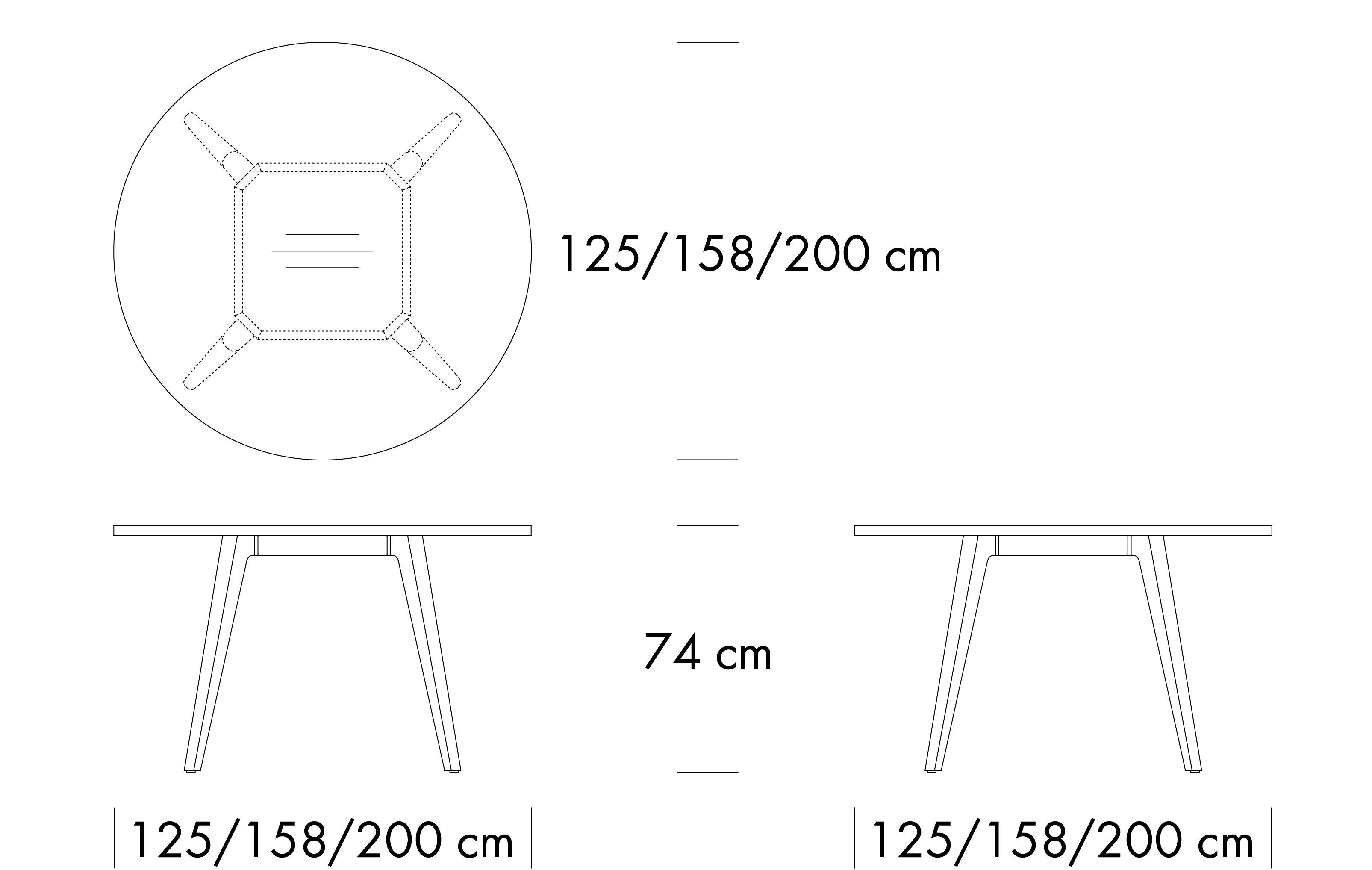 Круглый деревянный стол THONET 1500 ARCH-00044829 - Вид №4