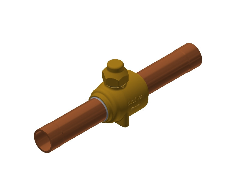 Danfoss GBCH — Запорные шаровые краны для CO2 90 бар GBC 6s H Кран запорный шаровой 009L7580  - Вид №9