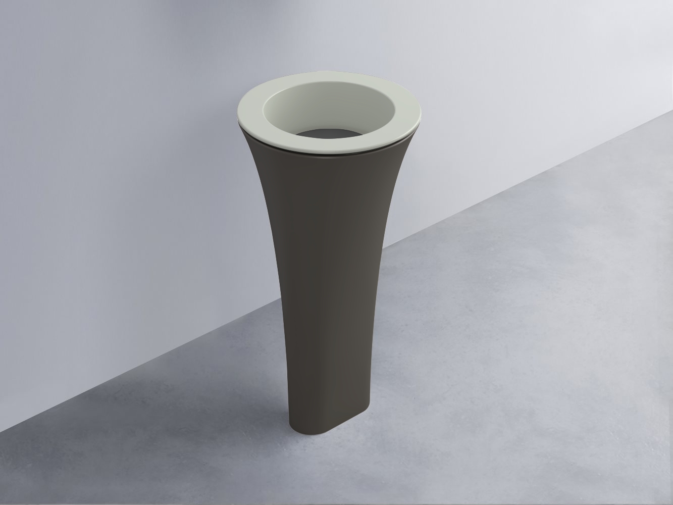 AMLA45-PM+AMPILT-CM+AMCOLT-FN Раковина Amedeo Tondo отдельностоящая cielo Enjoy + Amedeo Ceramica Cielo