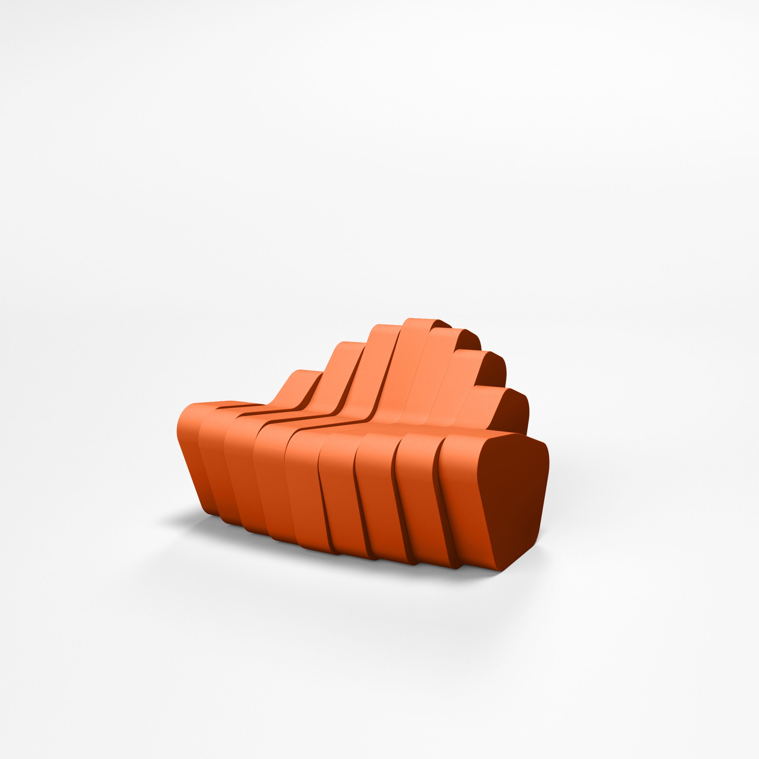 Пенопластовая скамья со спинкой SIXINCH Cliffy ARCH-00009974 - Вид №2