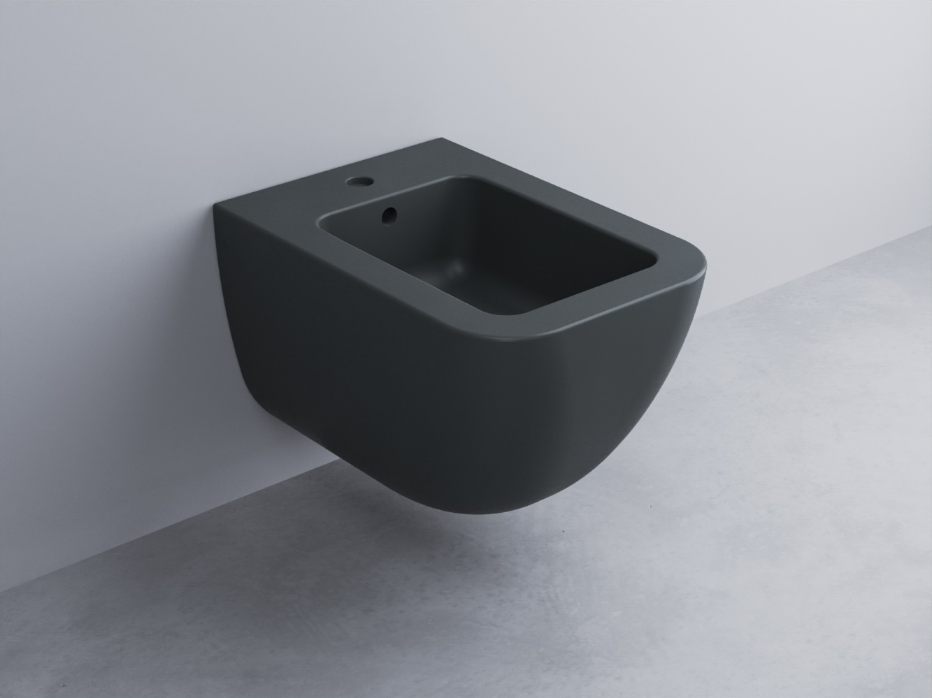 SHCOBS-BA Биде подвесное с одним отверстием под смеситель, в комплекте с крепежами cielo Shui Comfort Ceramica Cielo