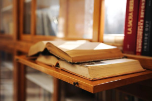 Модульный книжный шкаф из вишни