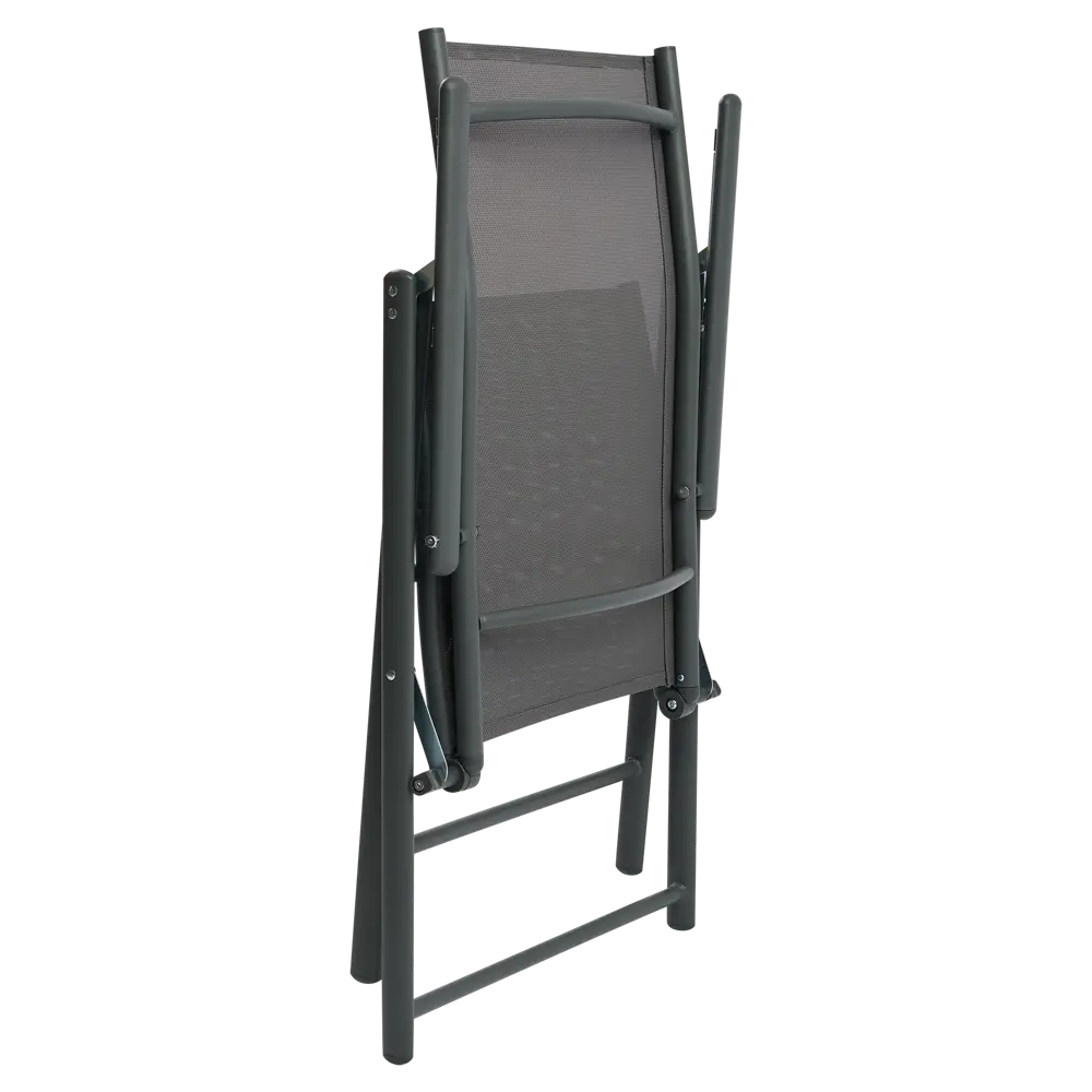 Стул садовый складной BEGINIA Alma 57x68x105 см сталь серый STLM-2023801 - Вид №11