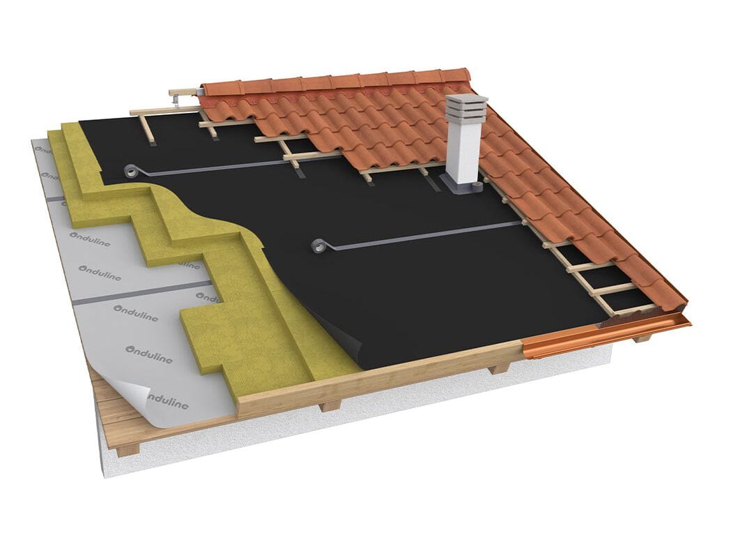 Высоко воздухопроницаемая акриловая мембрана, устойчивая к ультрафиолетовому излучению ONDULINE ITALIA ONDUTISS ARCH-00065776
