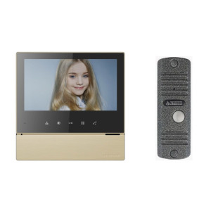 91153887 Комплект видеодомофона CDV-70H2 / AVC 305 7" цвет золото Black Smog/серебро STLM-0502357 COMMAX