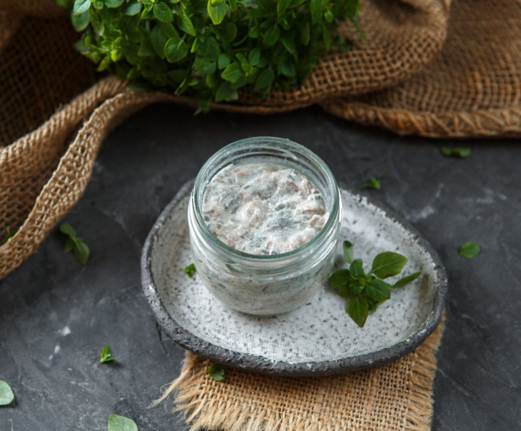 4004 Риет из мяса клария в сливочно-соевом соусе "По-французски" Семья Петровых Вкусляндия 