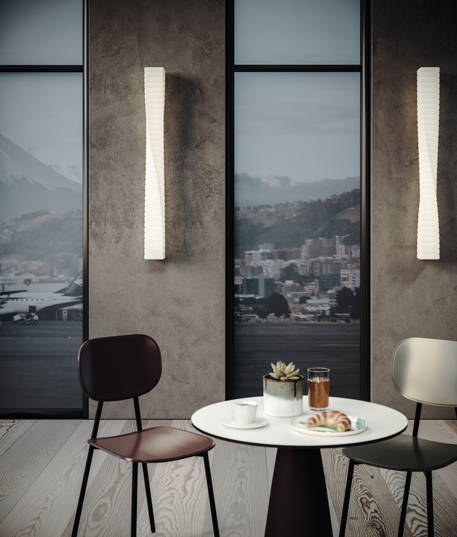 Настенный светильник из полиэтилена SLIDE Spin ARCH-00000762 - Вид №1