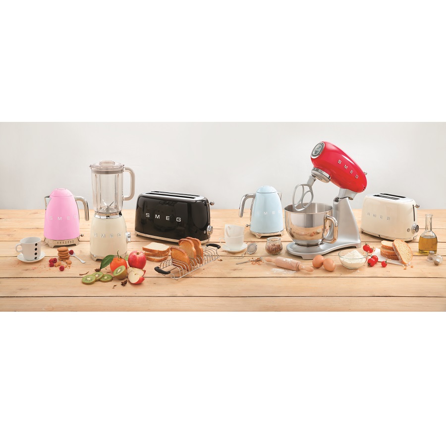 Тостер Smeg на 4 ломтика, хром TSF02SSEU - Вид №1