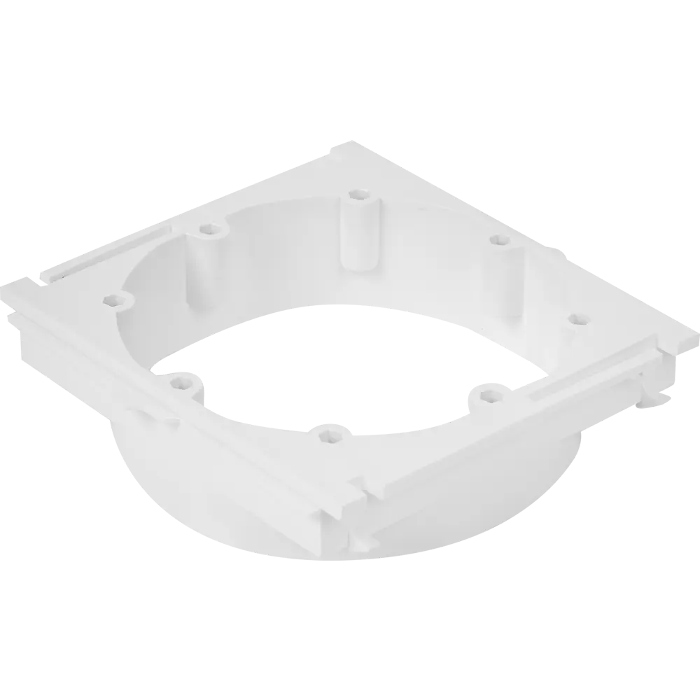 Суппорт для розетки LK45 60 мм на винтах цвет белый LK STUDIO STLM-2129171