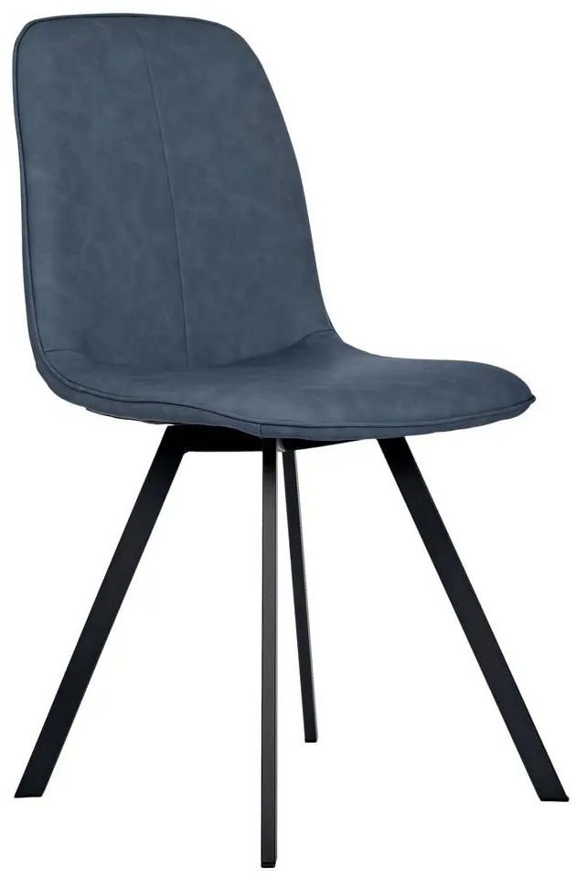90508112 Стул Bradex home Tom 45x86x56 см сталь синий STLM-0258341